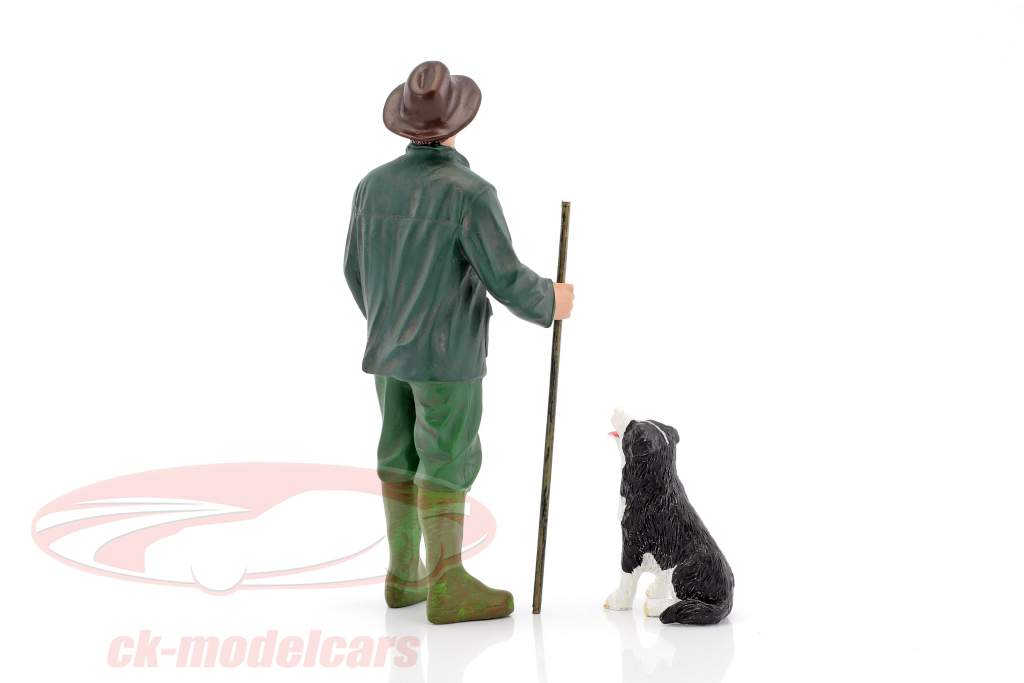 顾客 Patrick & 狗 1:18 American Diorama