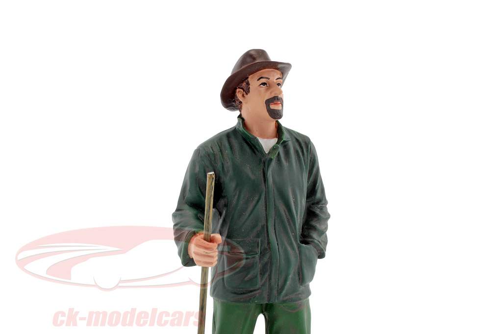 顾客 Patrick & 狗 1:18 American Diorama