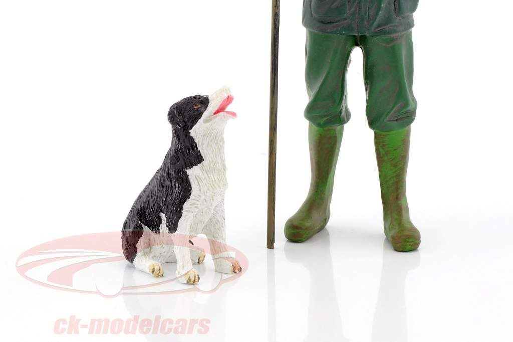 cliente Patrick & perro 1:18 American Diorama