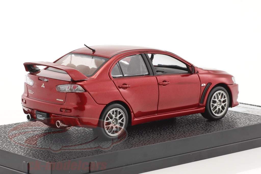 Mitsubishi Lancer Evolution X 築 2012 赤 メタリック 1:43 Vitesse