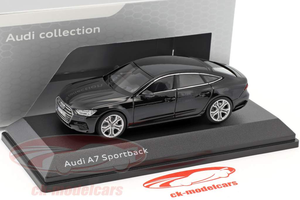 Audi A7 Sportback mythosschwarz 1:43 iScale