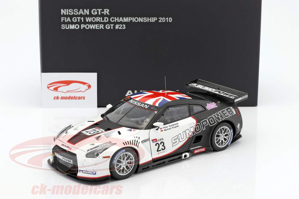 Nissan GT-R #23 FIA GT1 RHD VM 2010 Krumm Dumbreck 1:18 AUTOart