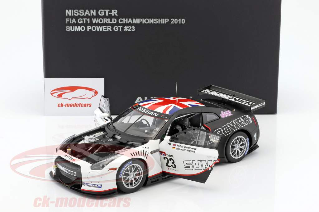 Nissan GT-R #23 FIA GT1 RHD VM 2010 Krumm Dumbreck 1:18 AUTOart