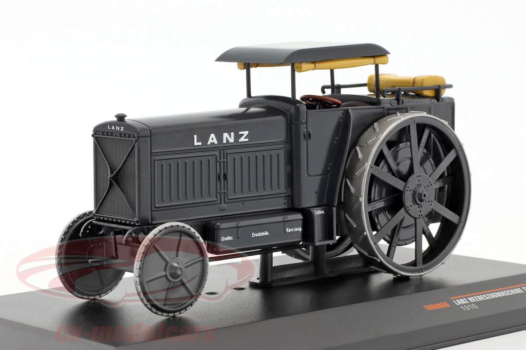 Lanz 军队拖拉机 类型 LD 建造年份 1916 灰色 1:43 Ixo