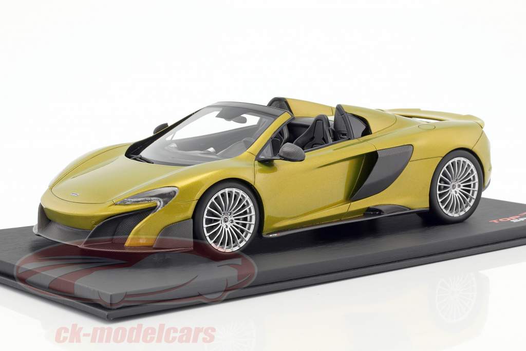 McLaren 675LT Spider solis verde 1:18 True Scale