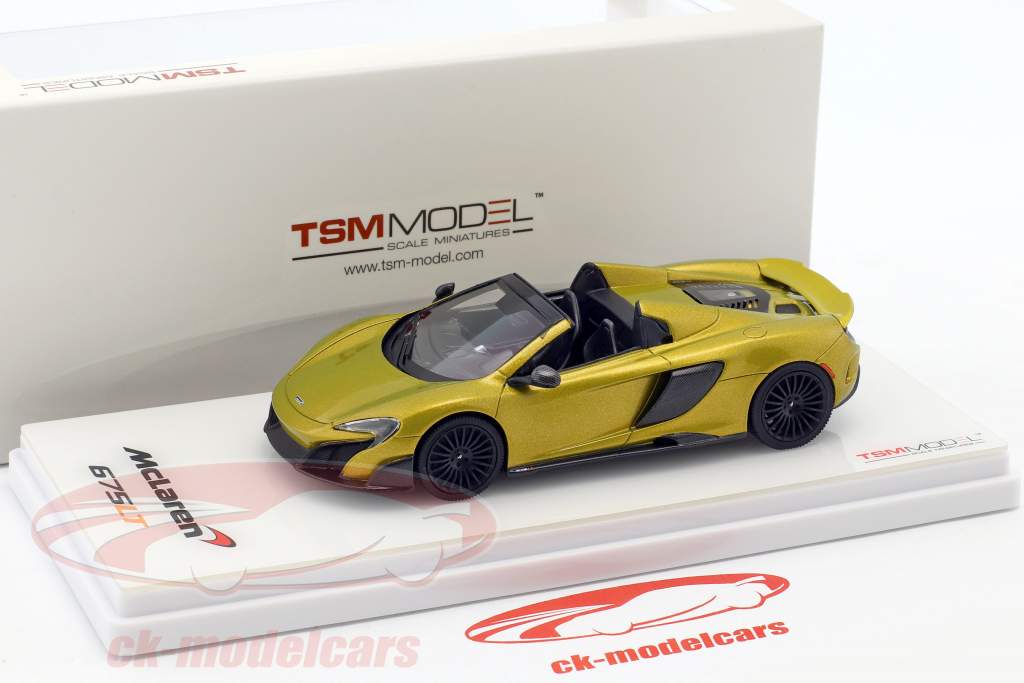 McLaren 675LT Spider goud 1:43 TrueScale