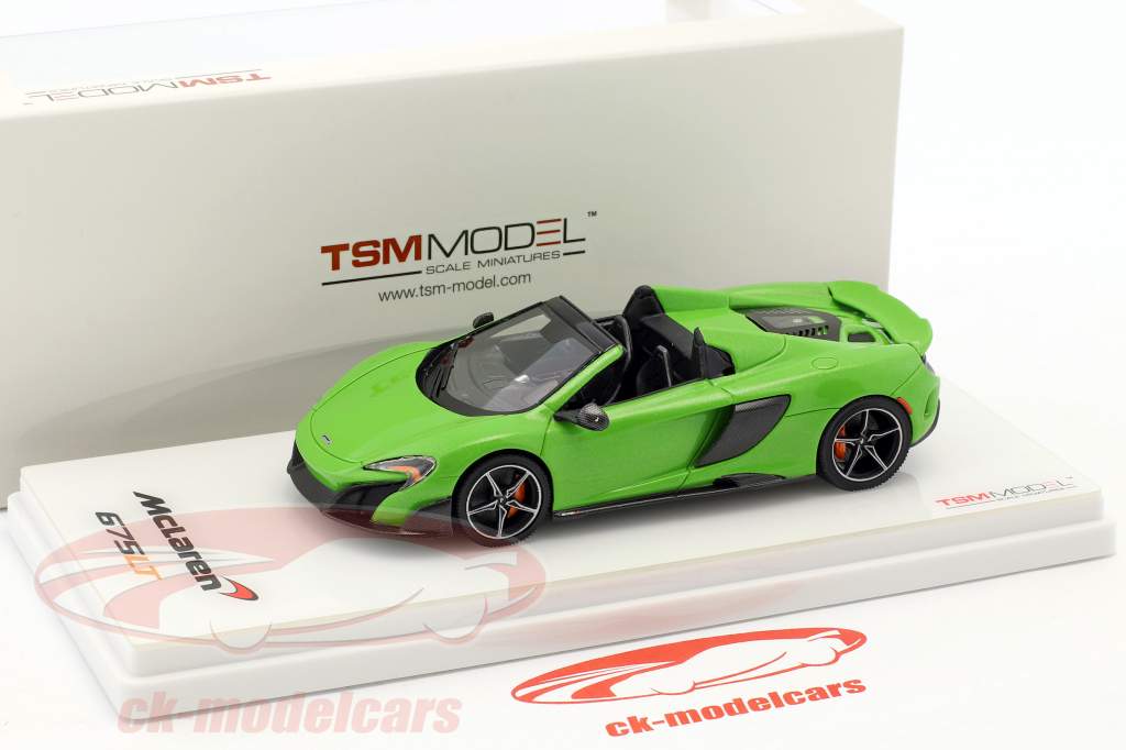 McLaren 675LT Spider année de construction 2016 vert 1:43 TrueScale