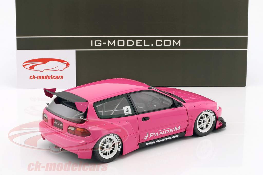 PANDEM EG6 シビック　1/18 イグニッションモデル Ignition Model 1:18 Pandem Civic (EG6) ピンク IG1052 モデル