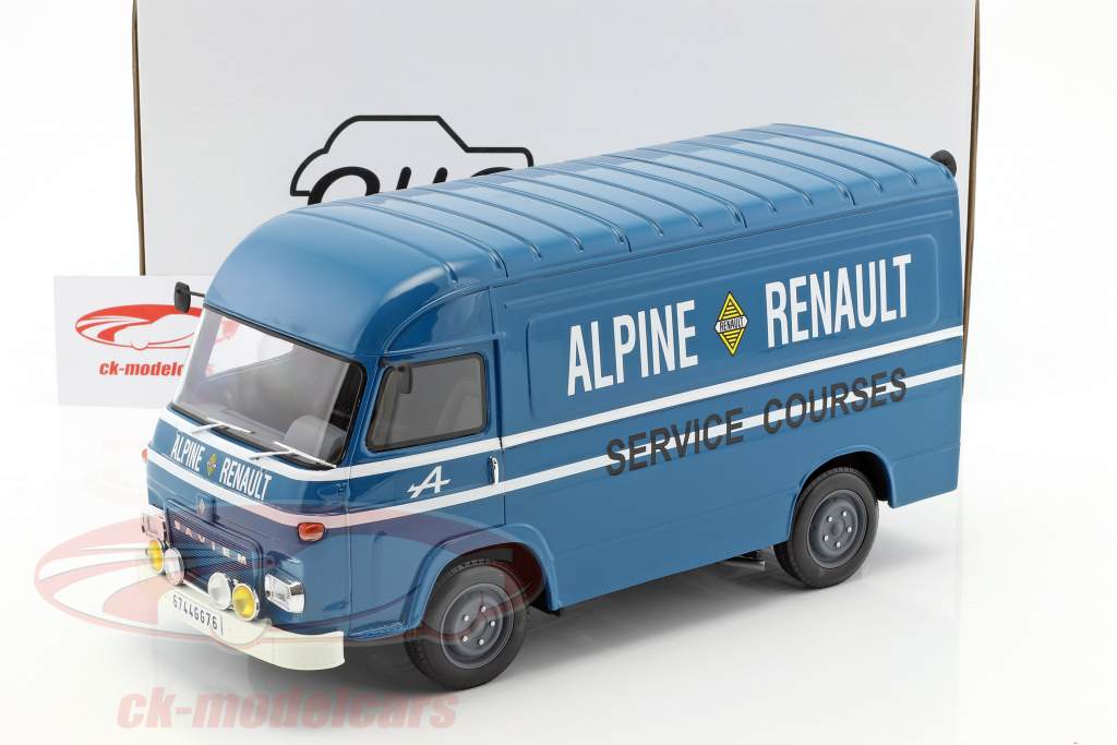 Saviem SB2 Van Assitance Courses Alpine 24h LeMans blu 1:18 OttOmobile