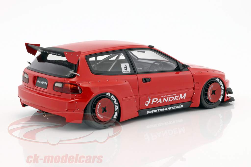 Ignition Model 1:18 Pandem Civic (EG6) 赤 IG1050 モデル 車