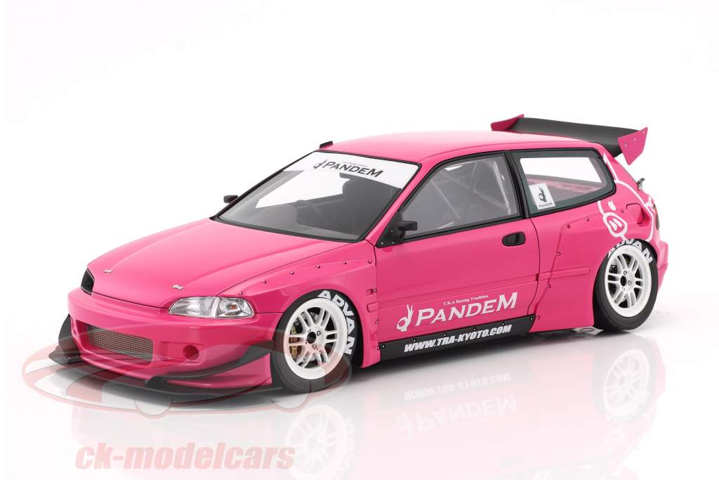 Pandem Civic (EG6) rosa 1:18 Ignition Model