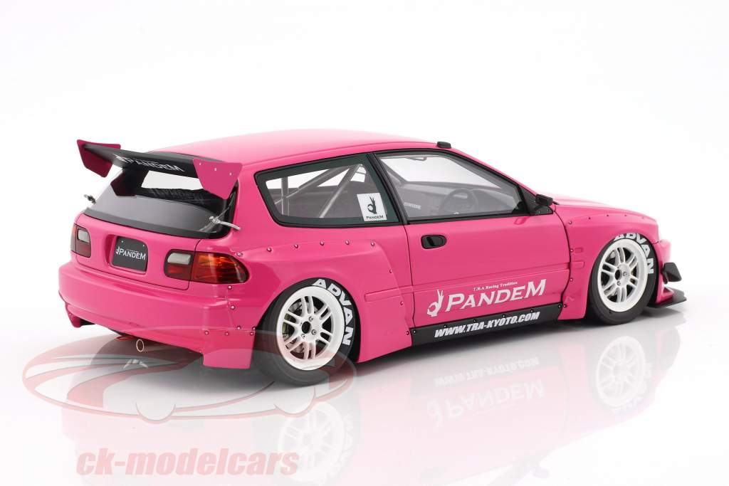 Ignition Model 1:18 Pandem Civic (EG6) ピンク IG1052 モデル
