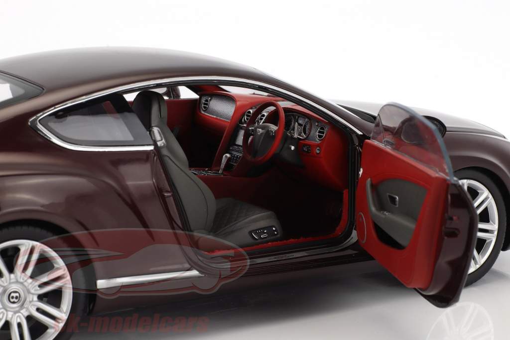 Bentley Continental GT RHD 築 2016 バーガンディ 1:18 Paragon Models