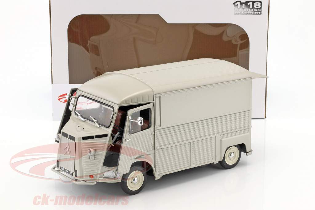 Citroen Type HY Ano de construção 1969 cinza prateado 1:18 Solido