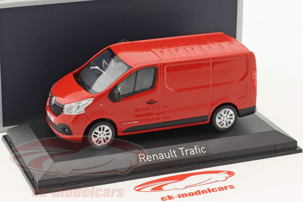 Renault Trafic van année de construction 2014 rouge 1:43 Norev