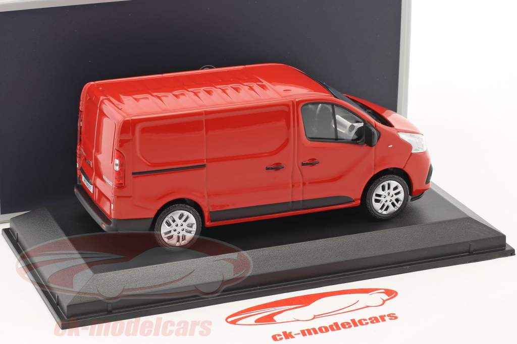 Renault Trafic van année de construction 2014 rouge 1:43 Norev