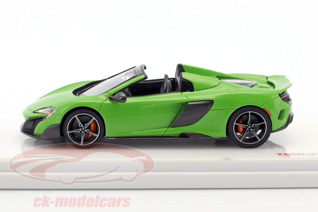 McLaren 675LT Spider année de construction 2016 vert 1:43 TrueScale