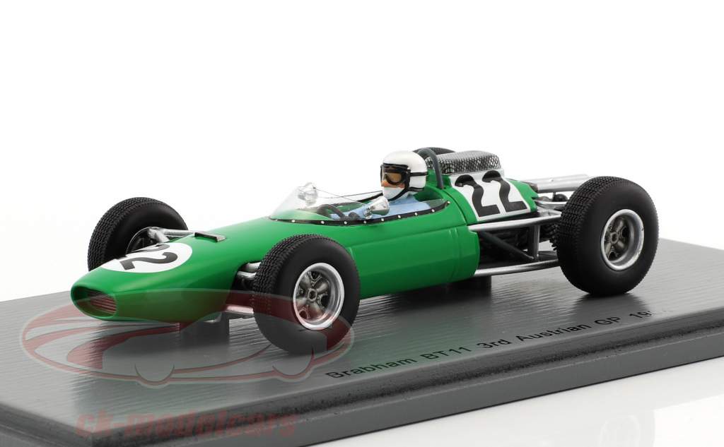Bob Anderson Brabham BT11 #22 3rd Austria GP formula 1 1964 1:43 Spark
