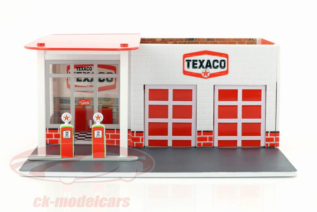 Vintage gas estación Texaco Oil / Mechanic's Corner Series 1 1:64 Greenlight