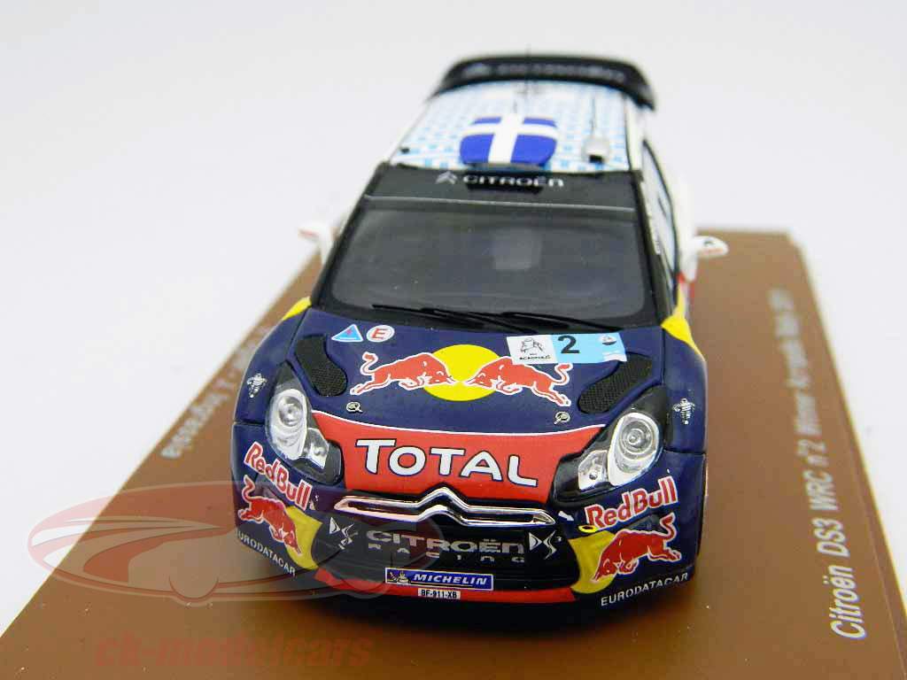 シトロエンDS3 WRC＃2受賞アクロポリス·ラリー2011 1時43スパーク