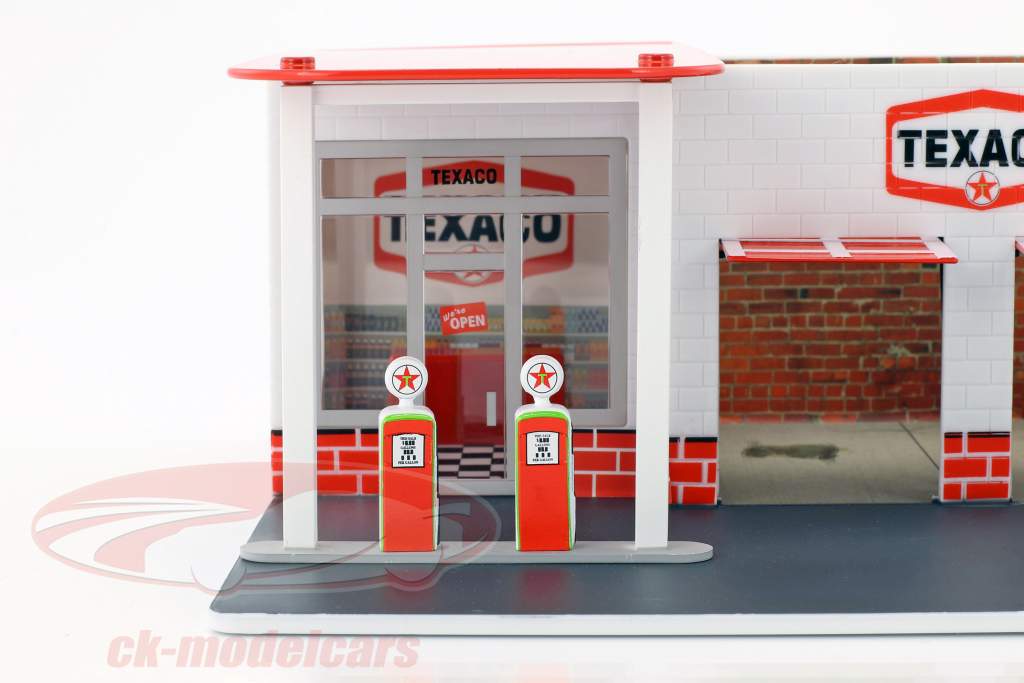 Vintage gas estación Texaco Oil / Mechanic's Corner Series 1 1:64 Greenlight