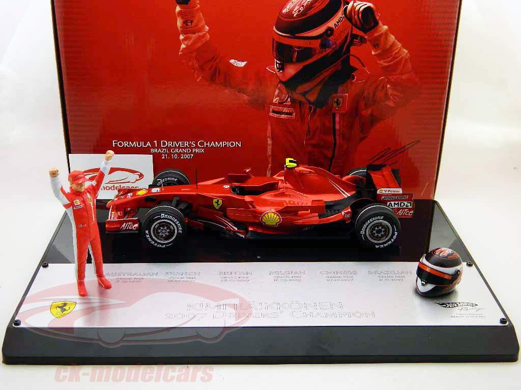 HotWheels 1:18 キミ·ライコネンフェラーリF2007フォーミュラ1