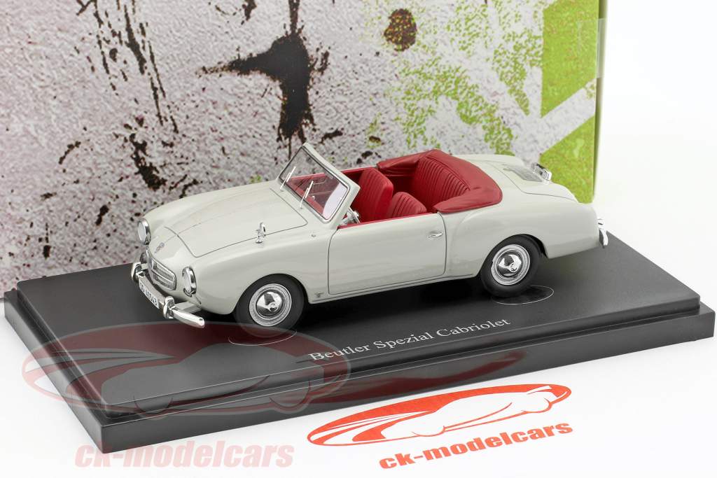 Beutler специальные кабриолет Год постройки 1953 серый 1:43 AutoCult