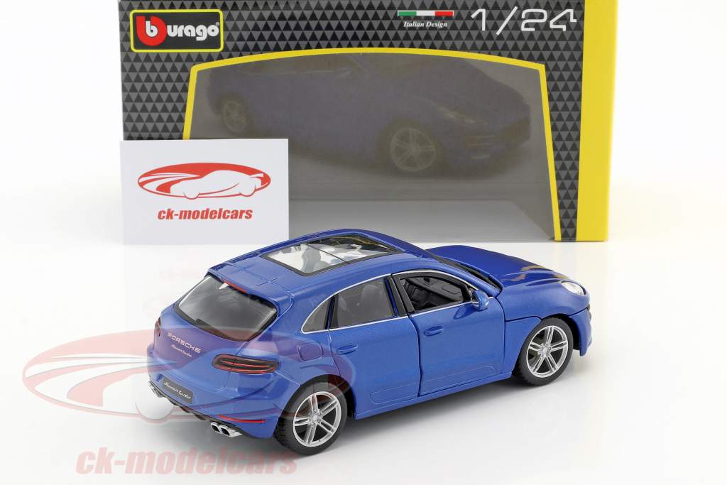 Porsche Macan blu 1:24 Bburago