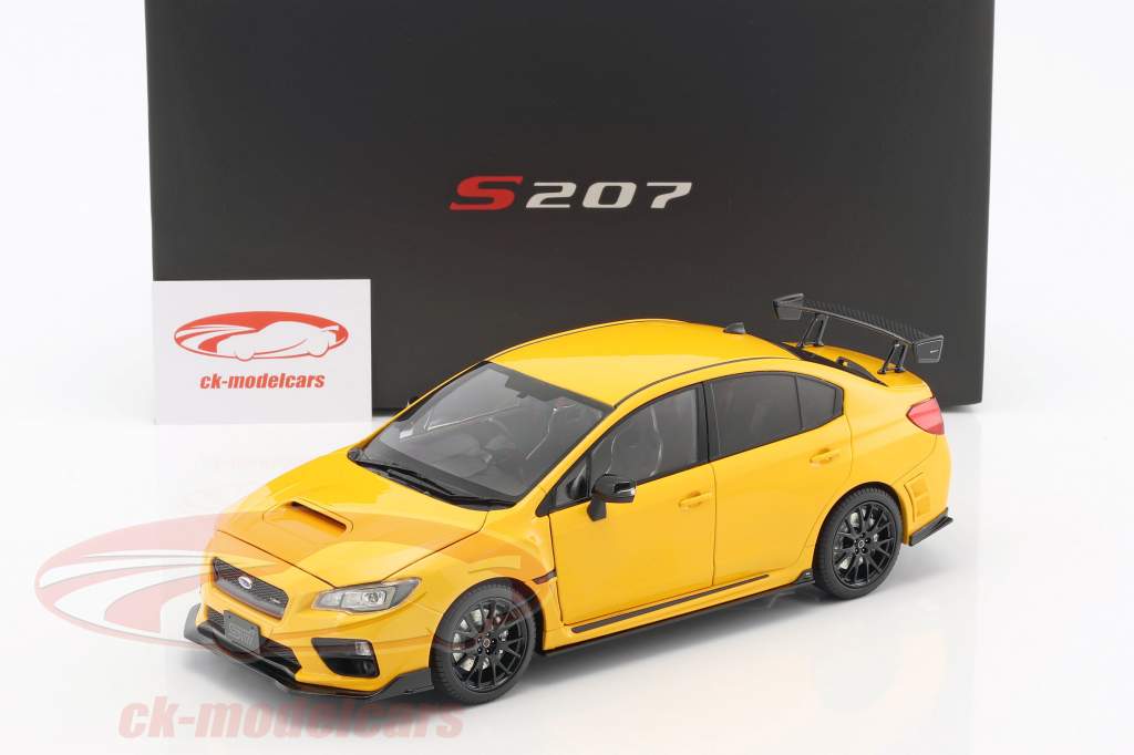 Subaru S207 NBR Challenge Package year 2015 yellow 1:18 SunStar