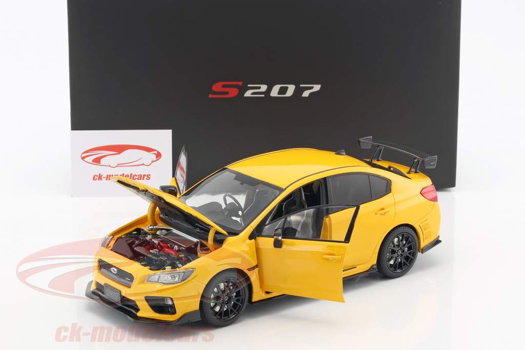 Subaru S207 NBR Challenge Package year 2015 yellow 1:18 SunStar