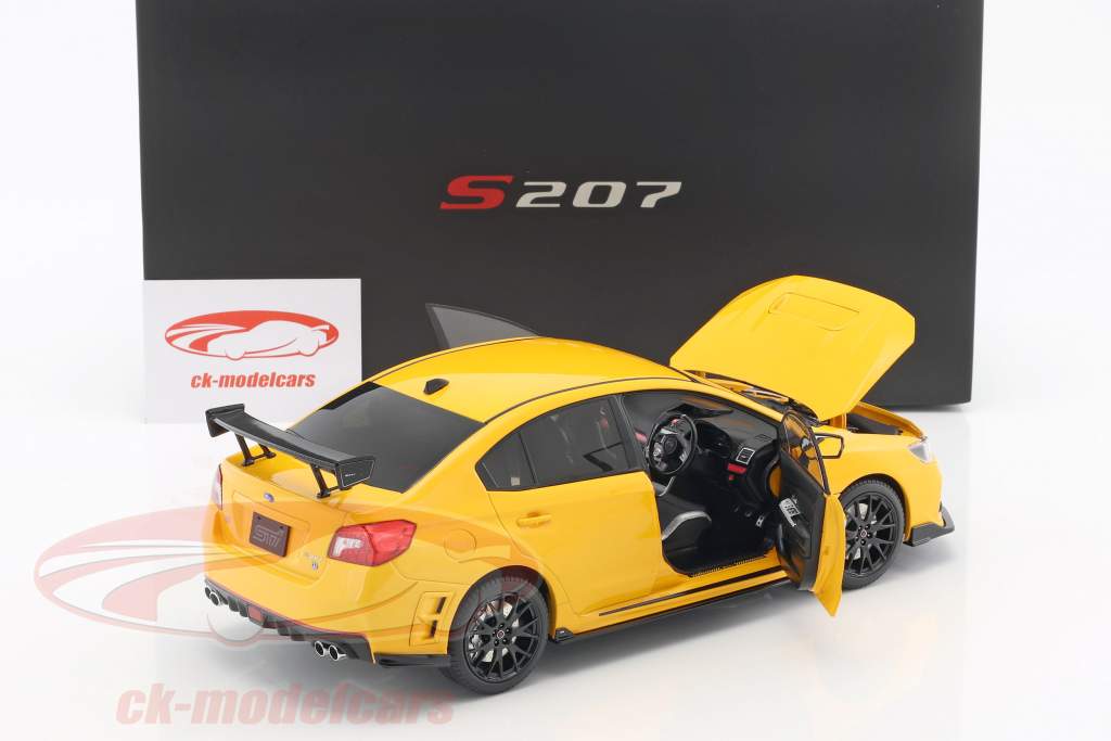 Subaru S207 NBR Challenge Package year 2015 yellow 1:18 SunStar