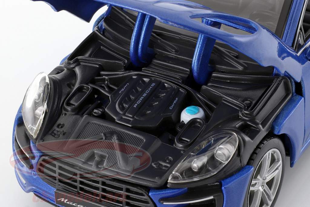Porsche Macan blå 1:24 Bburago