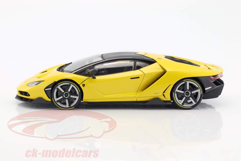 Lamborghini Centenario Bouwjaar 2016 geel 1:18 Maisto