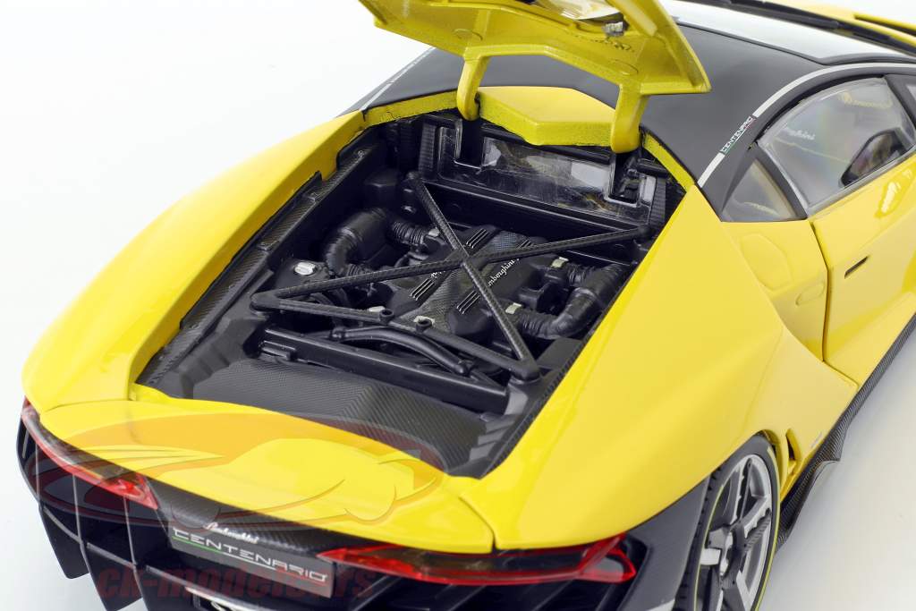 Lamborghini Centenario Bouwjaar 2016 geel 1:18 Maisto
