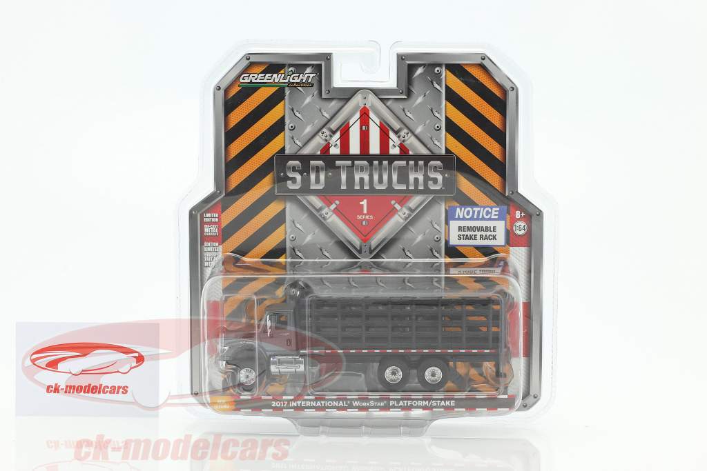 International WorkStar perron / Indsats sort 1:64 Greenlight