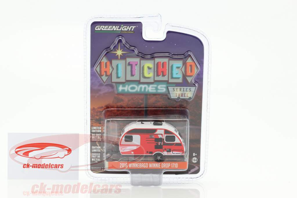 Winnebago Winnie Drop 1710 year 2016 red 1:64 Greenlight