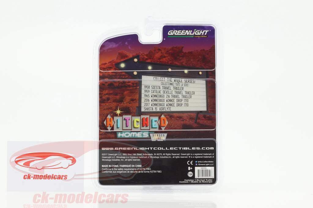 Winnebago Winnie Drop 1710 year 2016 red 1:64 Greenlight