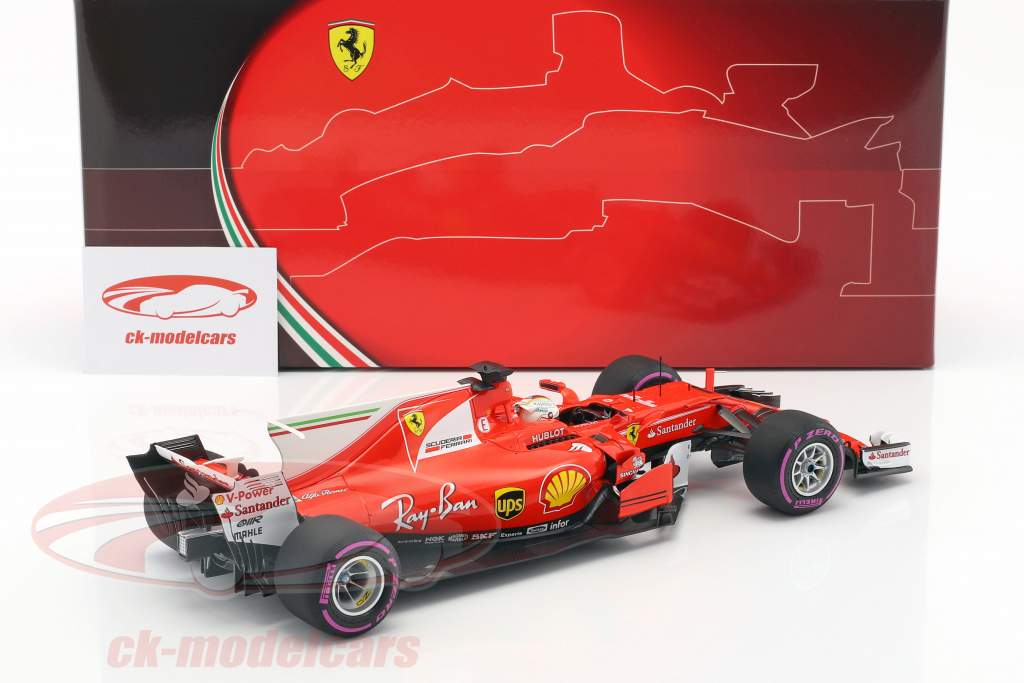 Sebastian Vettel Ferrari SF70H #5 vincitore Australia GP formula 1 2017 1:18 BBR
