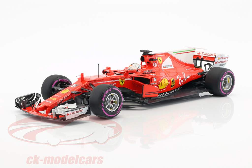 Sebastian Vettel Ferrari SF70H #5 vincitore Australia GP formula 1 2017 1:18 BBR