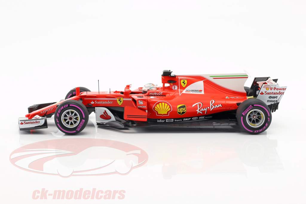 Sebastian Vettel Ferrari SF70H #5 vincitore Australia GP formula 1 2017 1:18 BBR