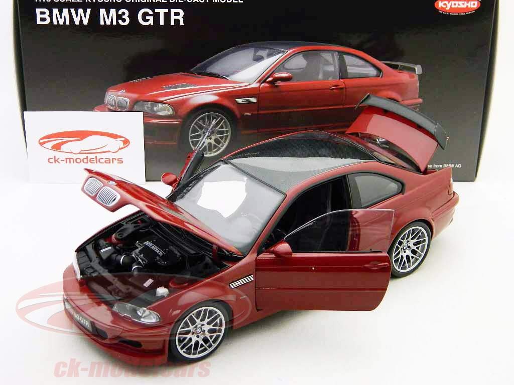Kyosho 1:18 BMW M3 GTR Streetversion red 08507R model car