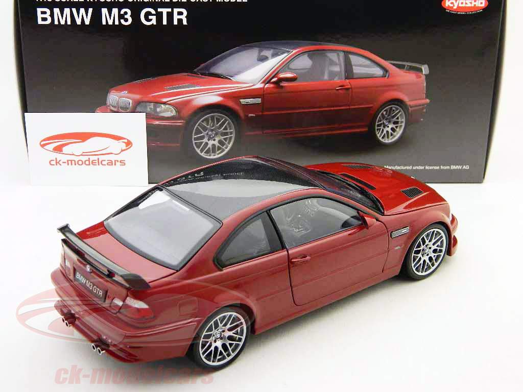 Kyosho 1:18 BMW M3 GTR Streetversion red 08507R модель