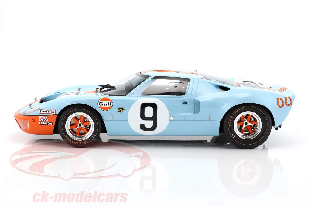 Ford GT 40 MK I Gulf #9 gagnant 24h LeMans 1968 Rodriguez, Bianchi 1:12 CMR