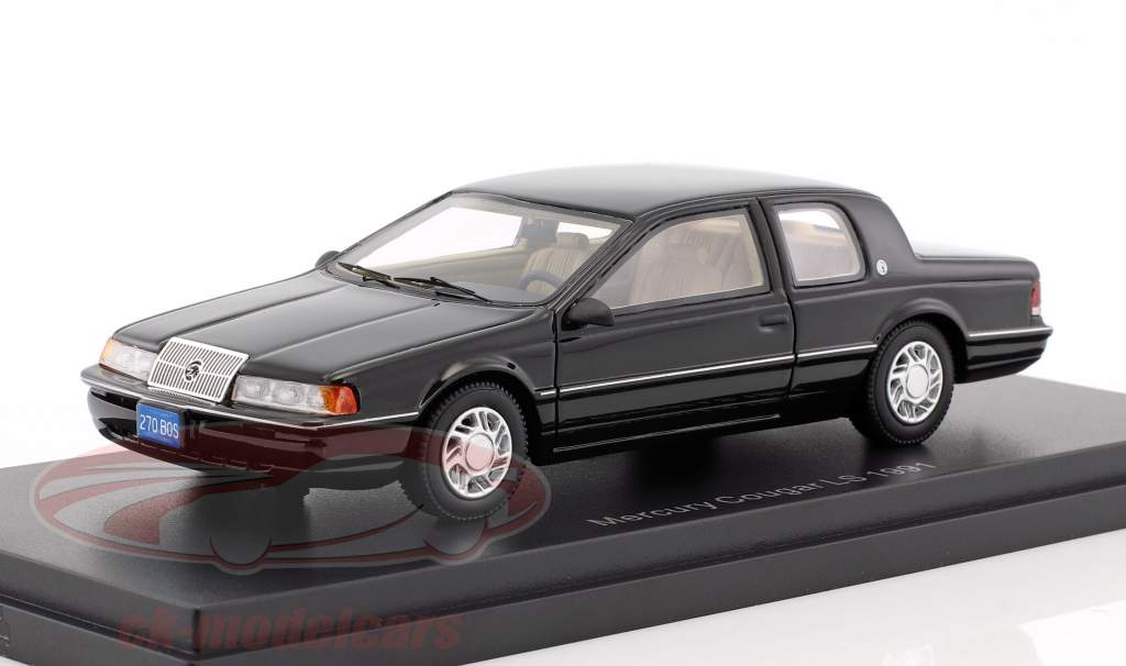 Mercury Cougar LS Baujahr 1991 schwarz 1:43 BOS-Models