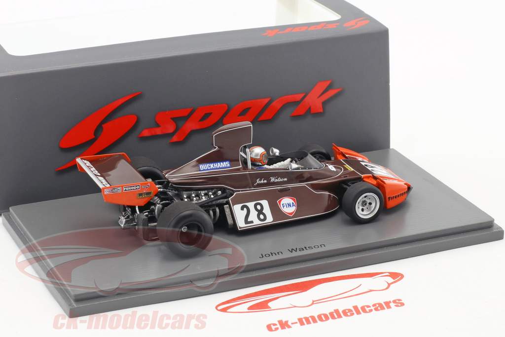 John Watson Brabham BT44 #28 итальянский GP формула 1 1974 1:43 Spark