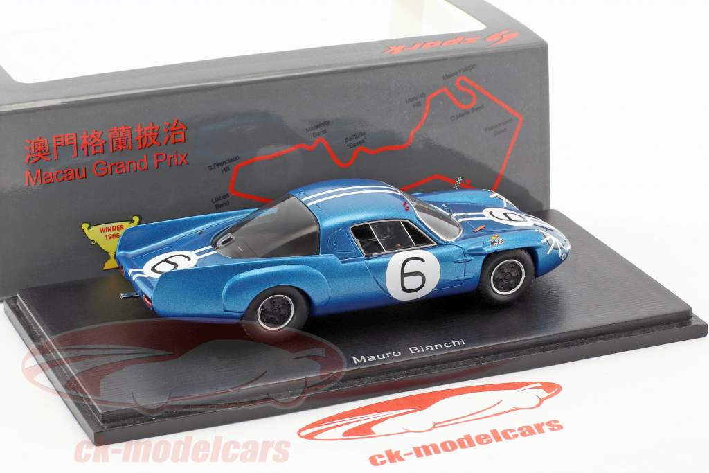 Alpine A210 #6 Winner Macau GP 1966 Bianchi 1:43 Spark