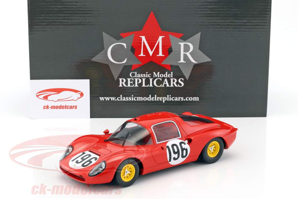 Ferrari Dino 206 S #196 2nd Targa Florio 1966 Guichet, Baghetti 1:18 CMR