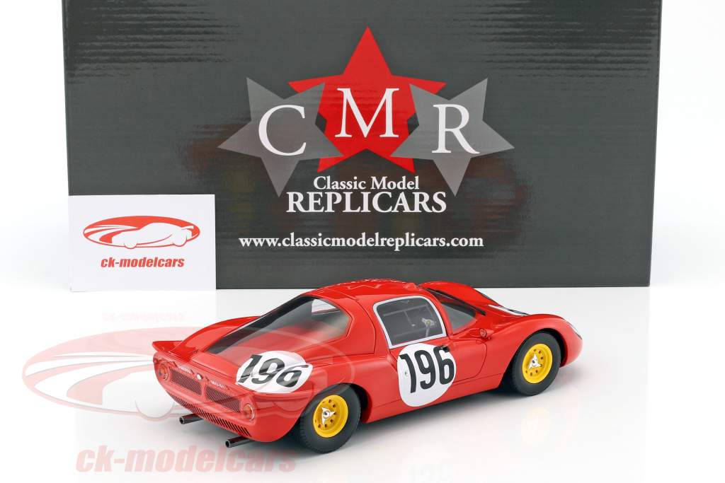 Ferrari Dino 206 S #196 2nd Targa Florio 1966 Guichet, Baghetti 1:18 CMR