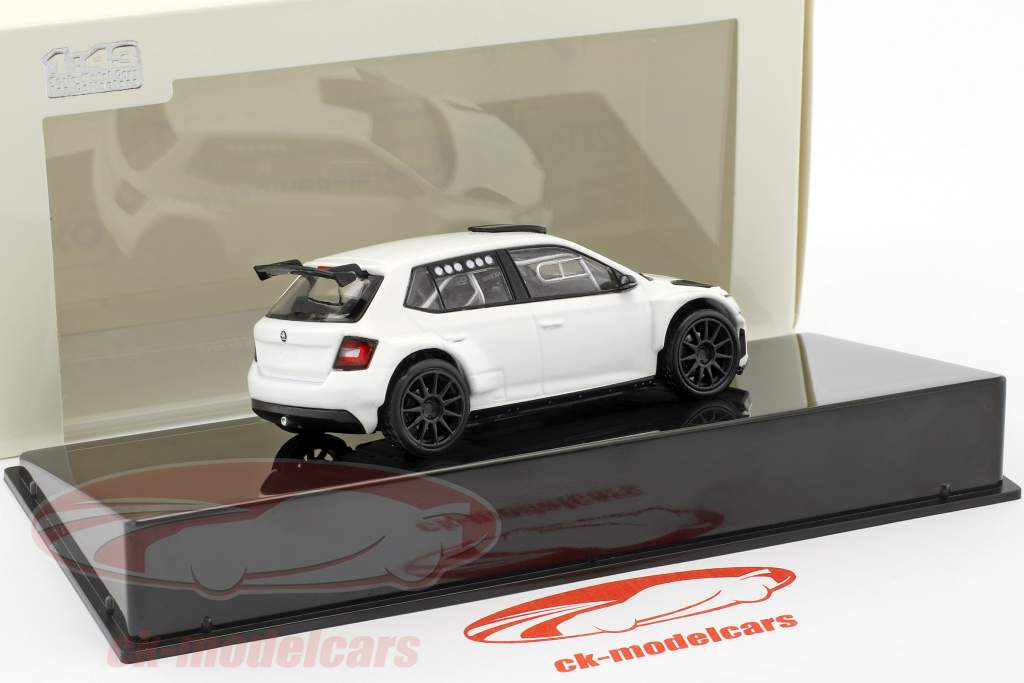 Skoda Fabia R5 année de construction 2016 Plain Body Version blanc 1:43 Ixo