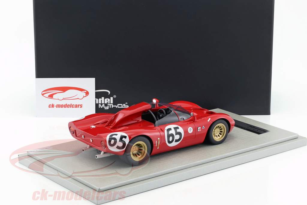 Alfa Romeo 33.2 Periscopio #65 12h Sebring 1967 de Adamich, Zeccoli 1:18 Tecnomodel